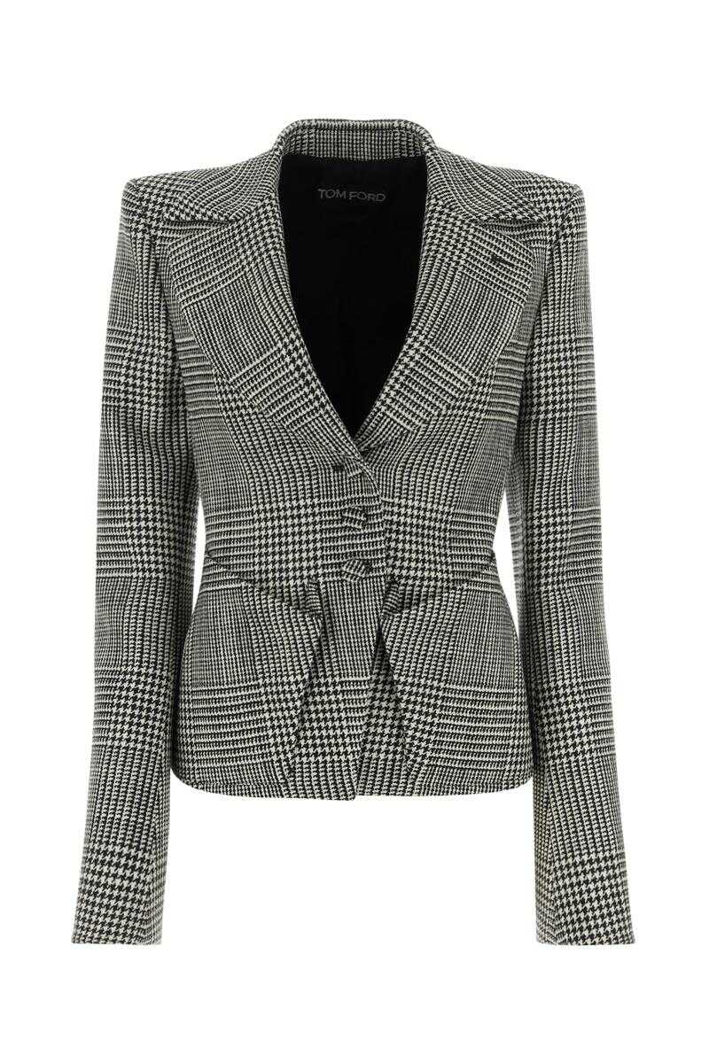 Tom Ford TOM FORD JACKETS AND VESTS BLACK&CHALK