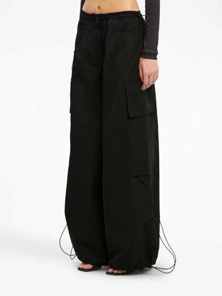 Pantaloni casual Palm Angels Cargo Pants BLACK Femei (BM 10695754) 4