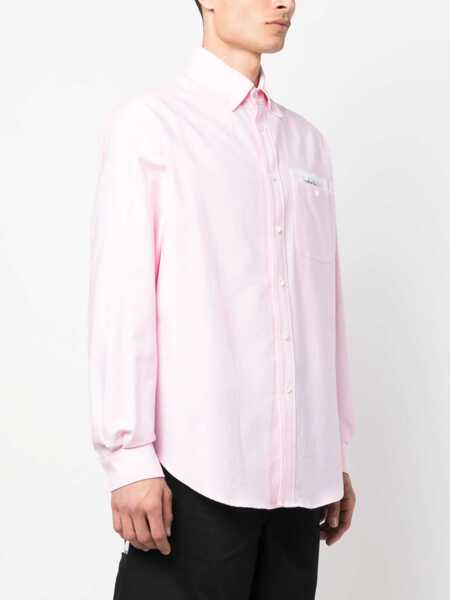 Camasi casual Palm Angels Tailor-Made Shirt PINK Barbati (BM 10695778) 3