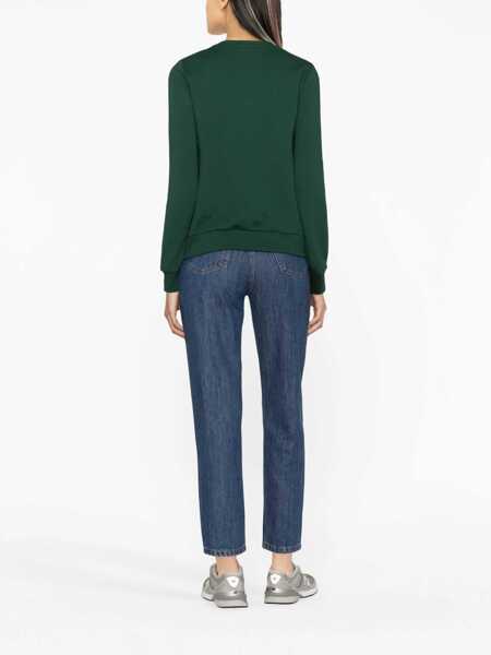 Bluze de trening A.P.C. Sweatshirt With Logo GREEN Femei (BM 10695787) 3