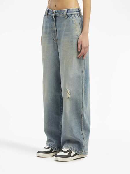 Blugi skinny Palm Angels Paris Jeans Wide BABY BLUE Femei (BM 10695793) 4