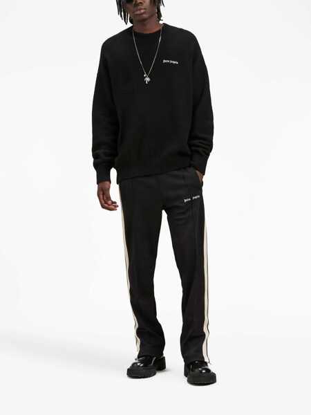 Pulovere casual Palm Angels Jersey With Logo BLACK Barbati (BM 10695847) 2
