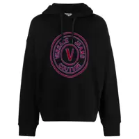 Pulovere Versace Jeans Couture Versace Jeans Couture O V-Emblem Flock Sweatshirts Clothing