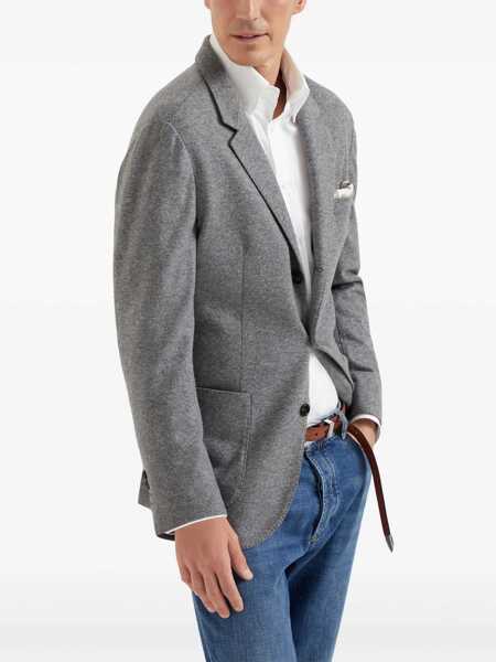 Geci Brunello Cucinelli Brunello Cucinelli Jackets GREY Barbati (BM 10699174) 3