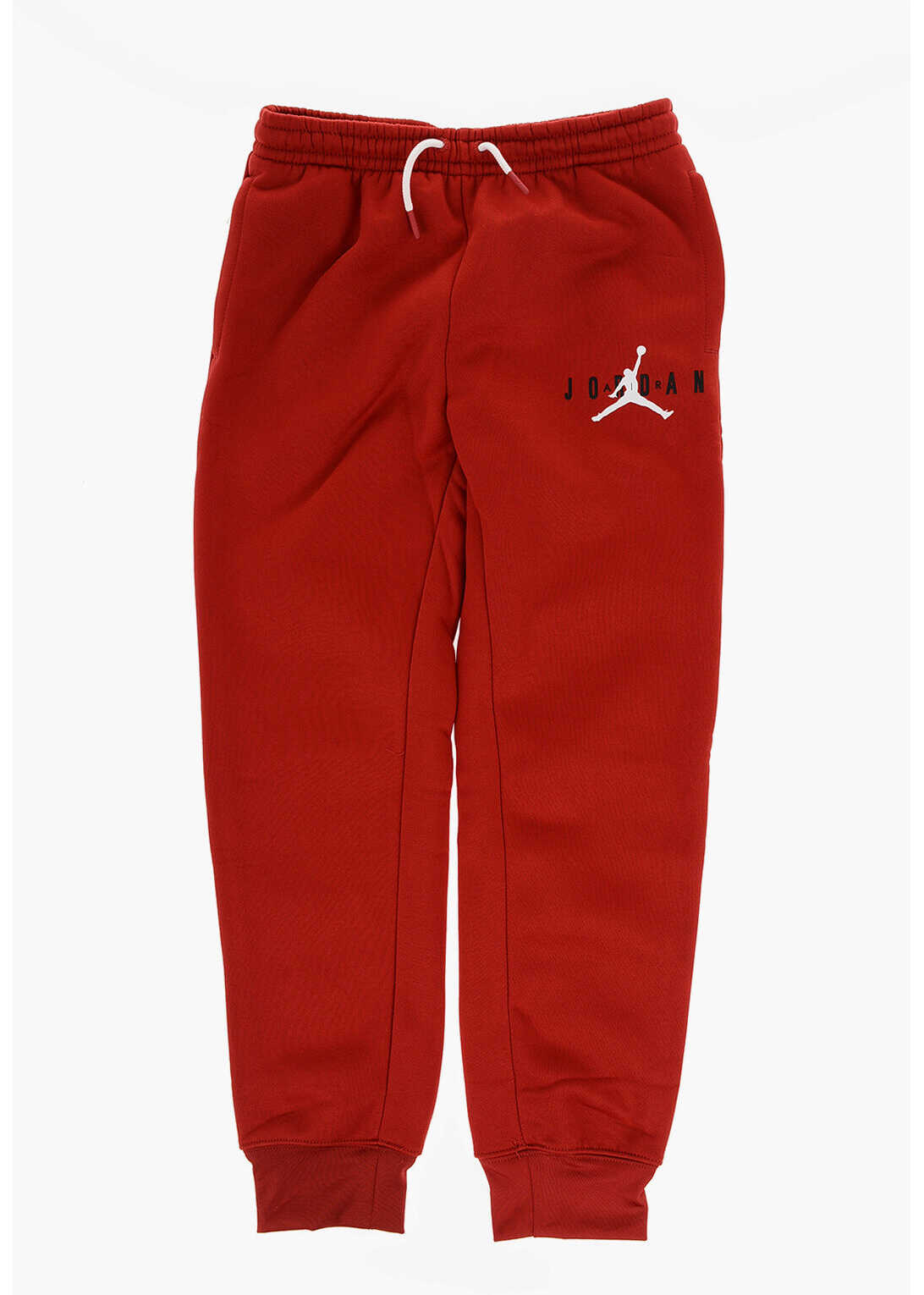 Nike Air Jordan Solid Color Joggers With Fleeced Inner Red