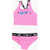 Nike Swim Solid Color Bikini With Logoed Bands Pink