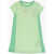 Nike Checked Tee Dress With All-Over Logo Green