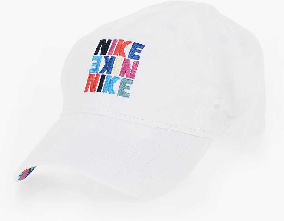 Nike Solid Color Cap With Embroidered Logo White