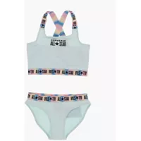 Slipi All Star Solid Color Bikini With Gradient Effect And Logoed Fete