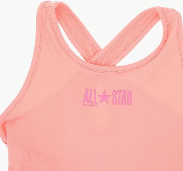 Rochii Converse All Star Sleeveless Biker Crisscross Dress Pink Fete (BM 10701031) 2
