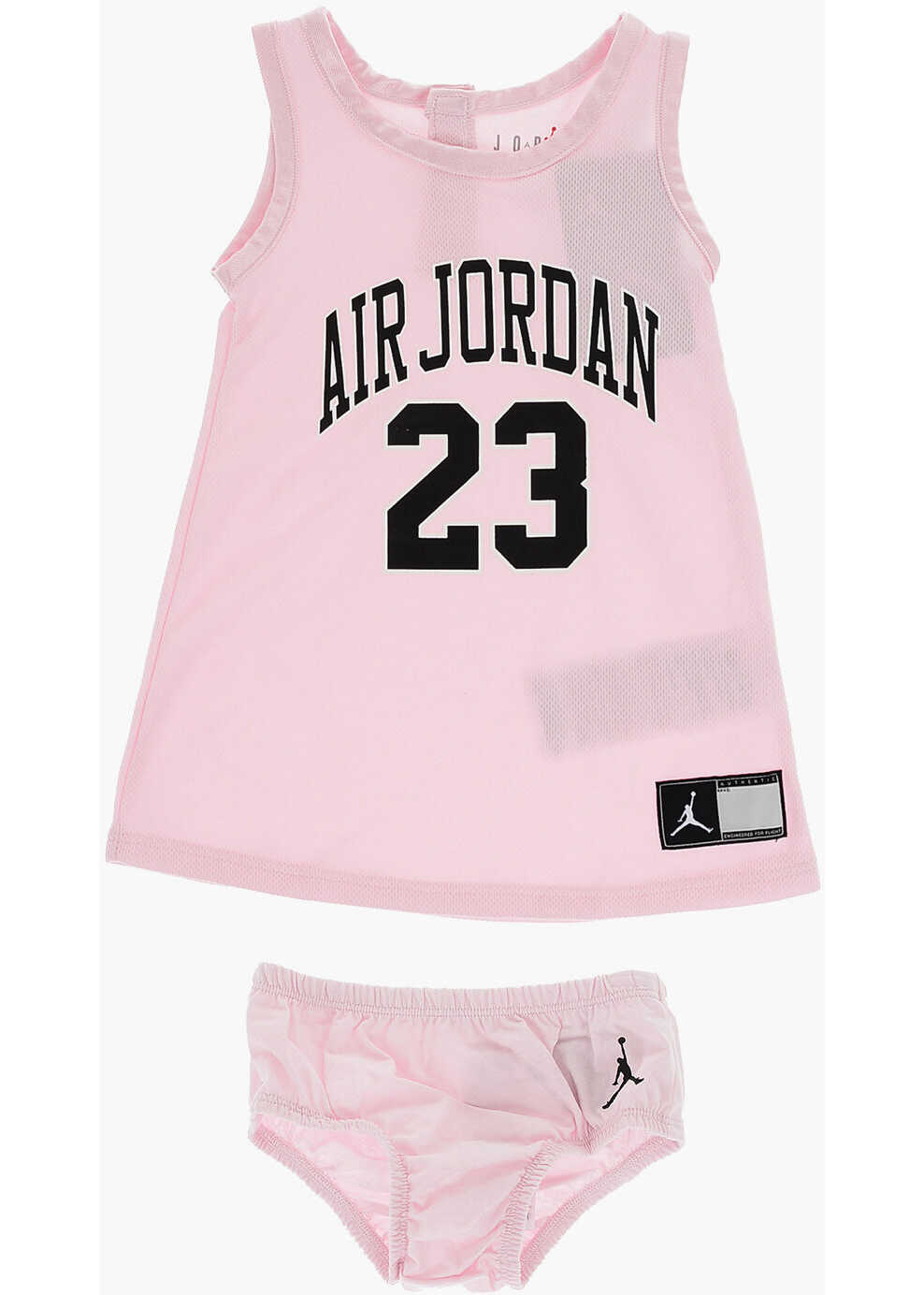 Nike Air Jordan Dress And Bloomer Set With Printed Logo Pink