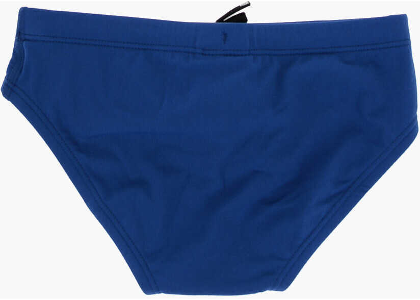 Slipi Nike Swim Solid Color Slip Swimsuit With Embroidered Logo Blue Baieti (BM 10701079) 2