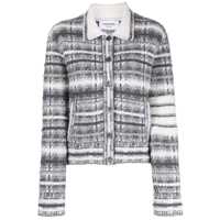 Geci Thom Browne Checked Wood Jacket Femei