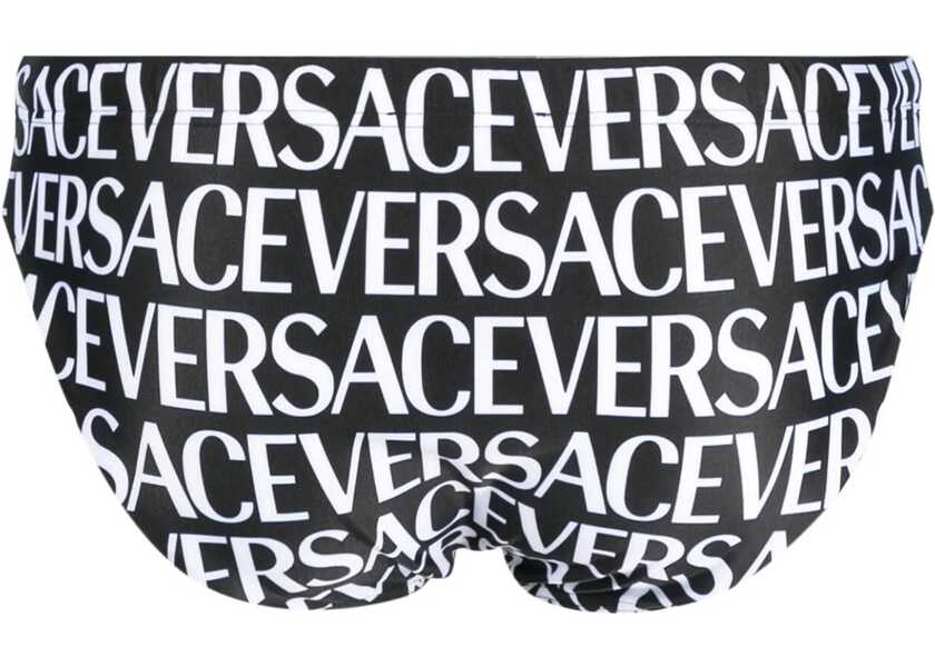 Chiloti Versace Beach Briefs With Allover Logo BLACK Barbati (BM 10704415) 3