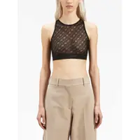 Imbracaminte Palm Angels Dama - Bluze Palm Angels Lace America Top BLACK Femei (BM 10704460) - B-mall.ro