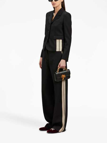 Pantaloni casual Palm Angels Wool Pants BLACK Femei (BM 10704463) 2