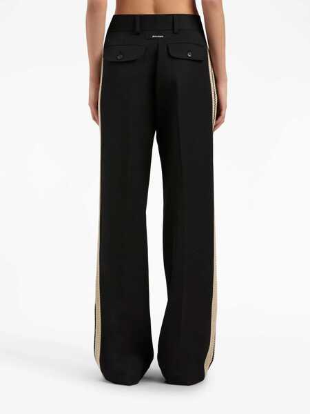 Pantaloni casual Palm Angels Wool Pants BLACK Femei (BM 10704463) 5