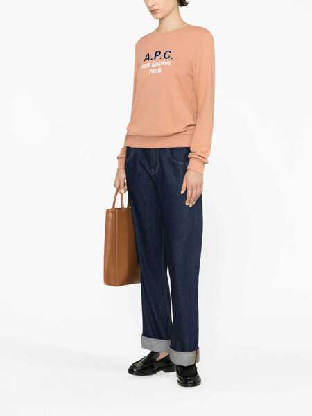 Hanorace A.P.C. Sweatshirt With Logo PINK Femei (BM 10704484) 4