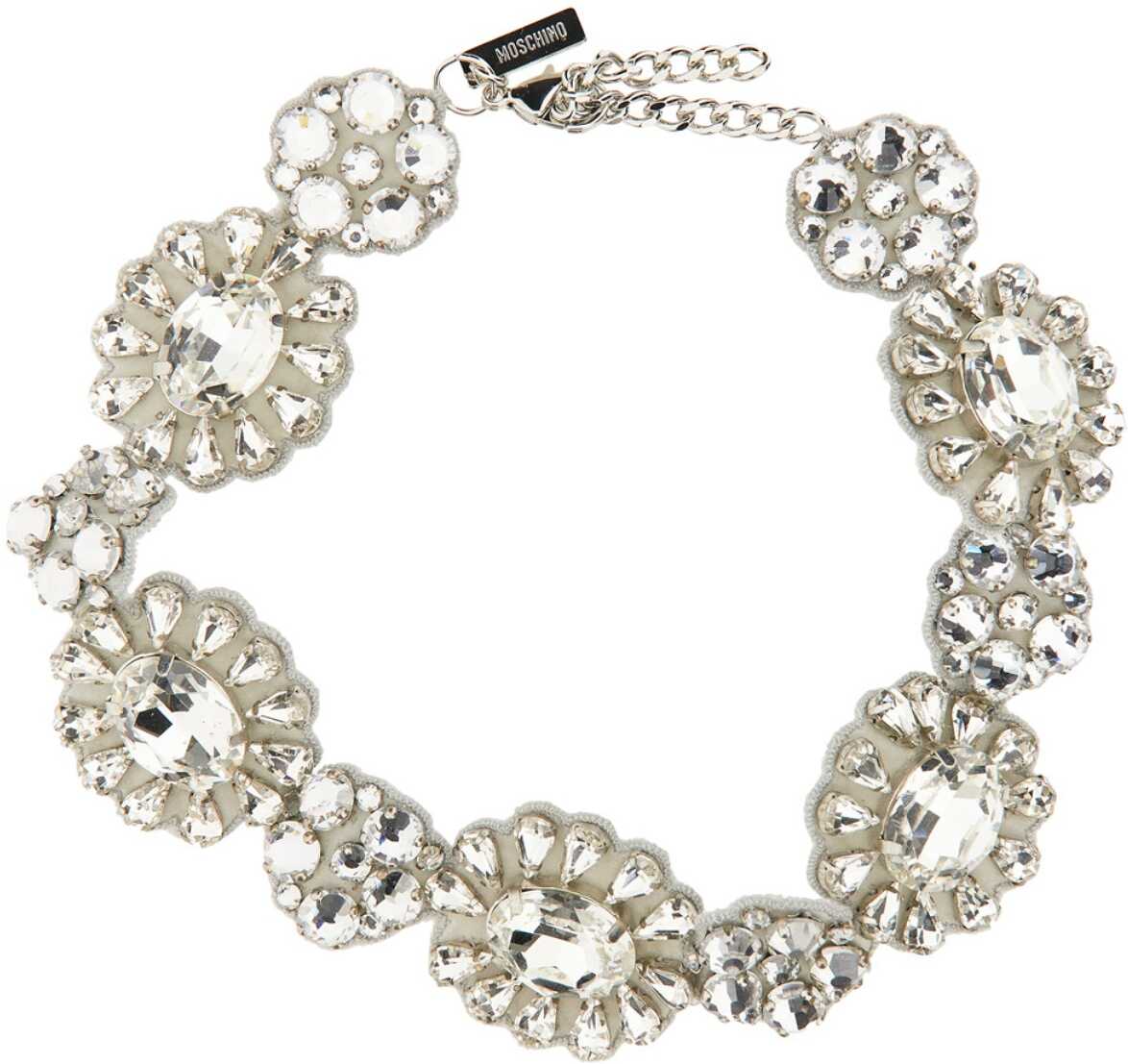 Moschino Necklace With Stones SILVER image4