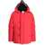 DOUBLET Doublet 'Animal Trim' Down Jacket RED