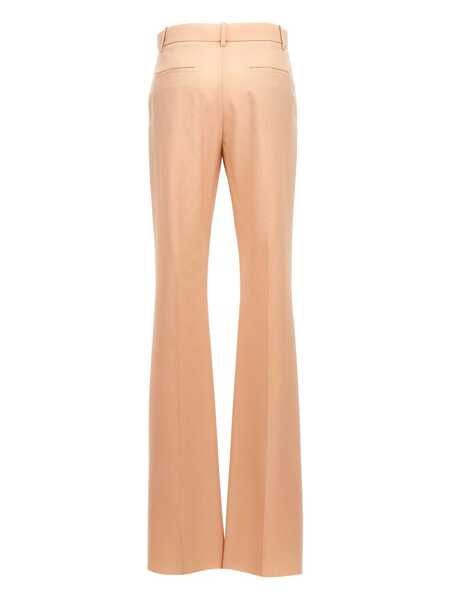 Pantaloni casual Valentino Garavani Valentino Garavani Dry Tailoring Wool Valentino Pants Beige Femei (BM 10707127) 2