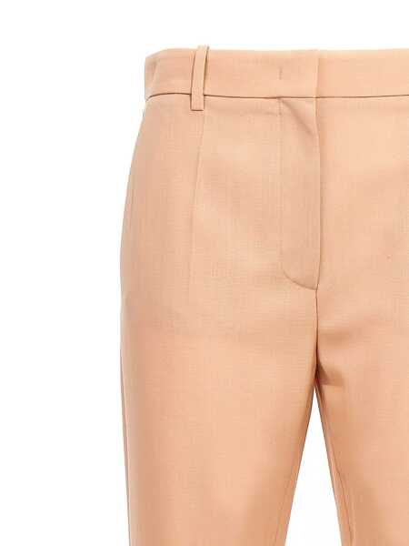 Pantaloni casual Valentino Garavani Valentino Garavani Dry Tailoring Wool Valentino Pants Beige Femei (BM 10707127) 3