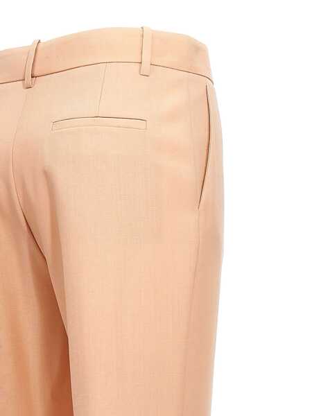 Pantaloni casual Valentino Garavani Valentino Garavani Dry Tailoring Wool Valentino Pants Beige Femei (BM 10707127) 4