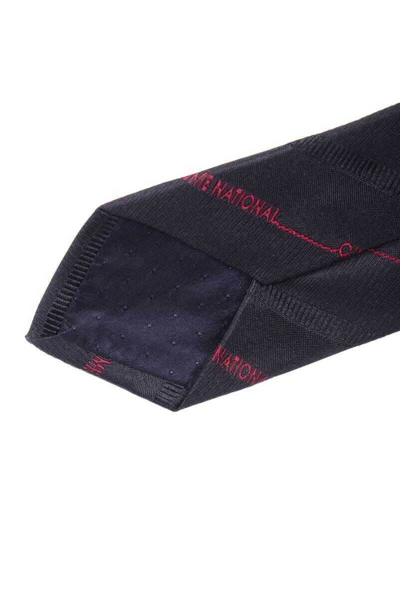 Cravate CoSTUME NATIONAL Costume National Tie Stripes Black Barbati (BM 10708582) 3