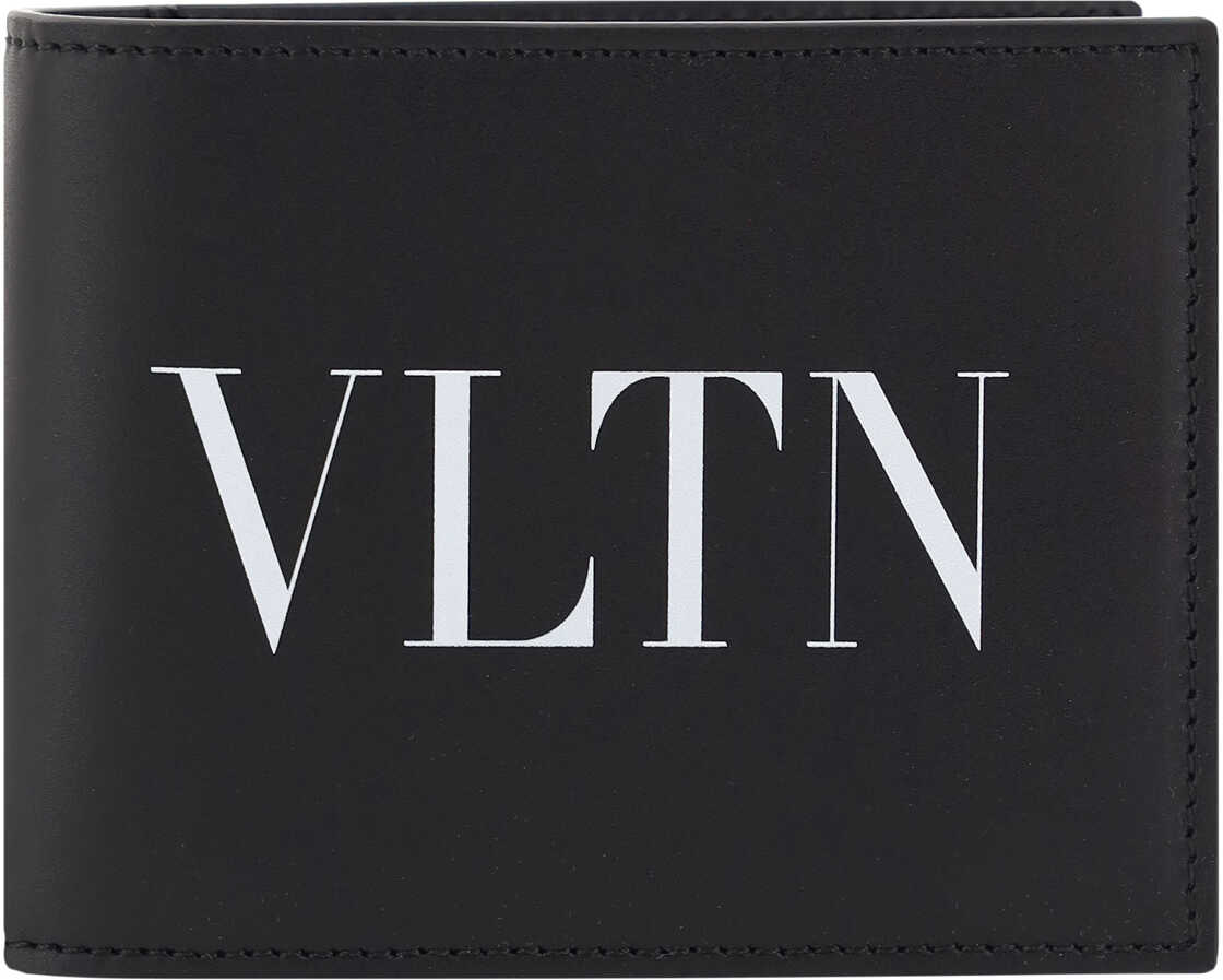 Valentino Garavani VLTN Billfold Wallet NERO/BIANCO