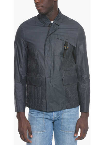 Jachete Dior Coated Cotton Utility Jacket Blue Barbati (BM 10710502) 1
