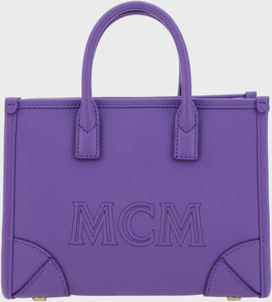 MCM Munchen Mini Tote Bag PASSION FLOWER