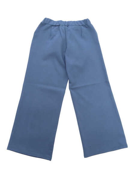 Pantaloni casual Magil Milano stitch Gaucho pants Light Blue Fete (BM 10711387) 2