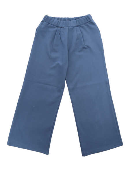 Pantaloni casual Magil Milano stitch Gaucho pants Light Blue Fete (BM 10711387) 1