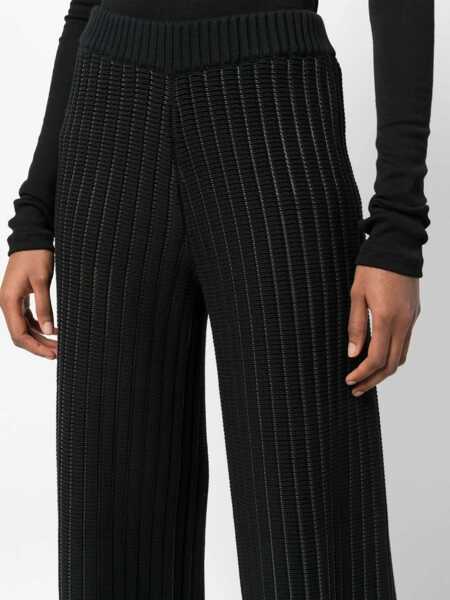 Pantaloni casual Fabiana Filippi Wide Leg Pants BLACK Femei (BM 10713355) 5