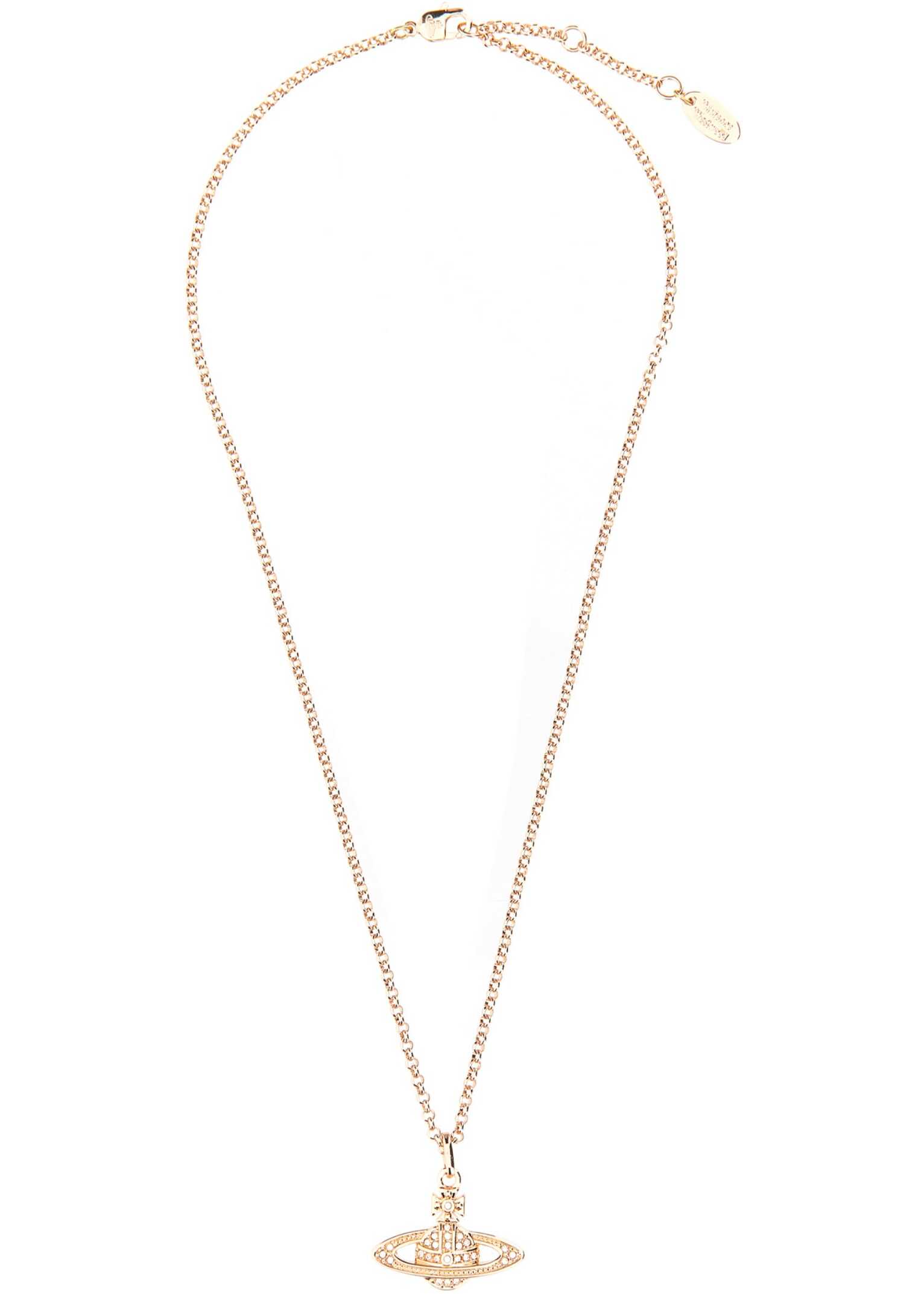 Vivienne Westwood Mini Bass Relief Necklace PINK image0