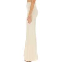 Pantaloni Moschino Dama - Pantaloni casual Moschino Wide Leg Pants IVORY Femei (BM 10720078) - B-mall.ro