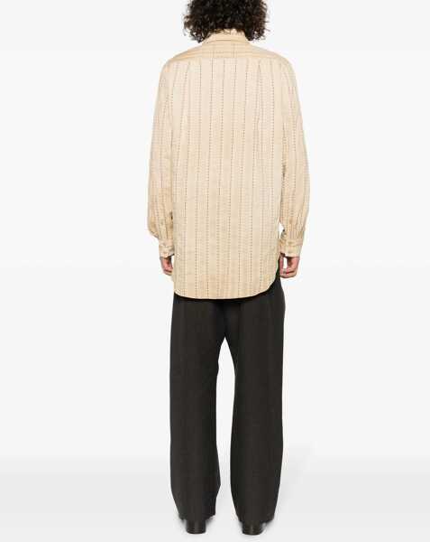 Camasi casual UMA WANG Tab Shirt BEIGE Barbati (BM 10720369) 4