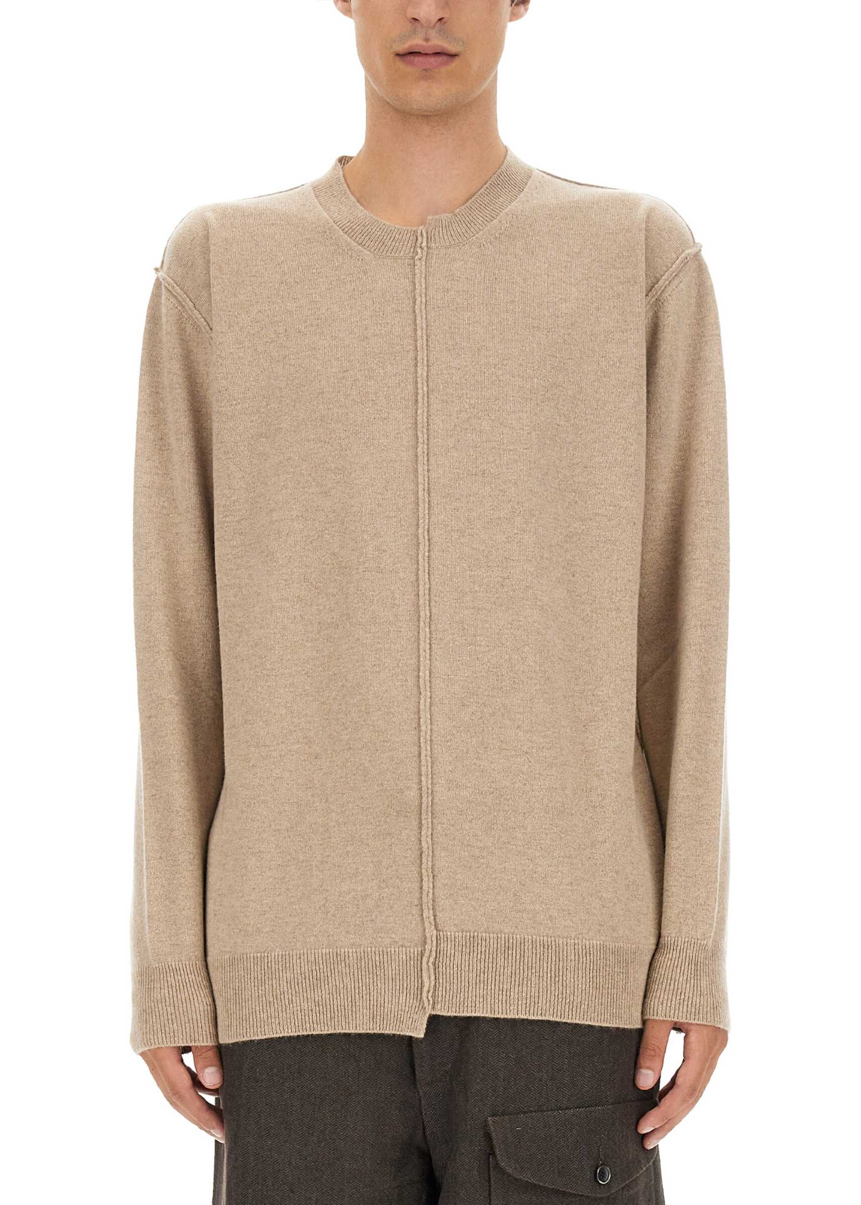 UMA WANG Cashmere Sweater BEIGE