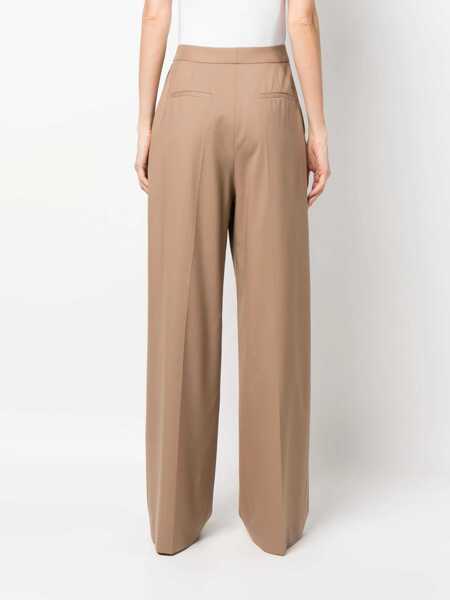 Pantaloni casual Fabiana Filippi Relaxed Fit Pants BEIGE Femei (BM 10720417) 4