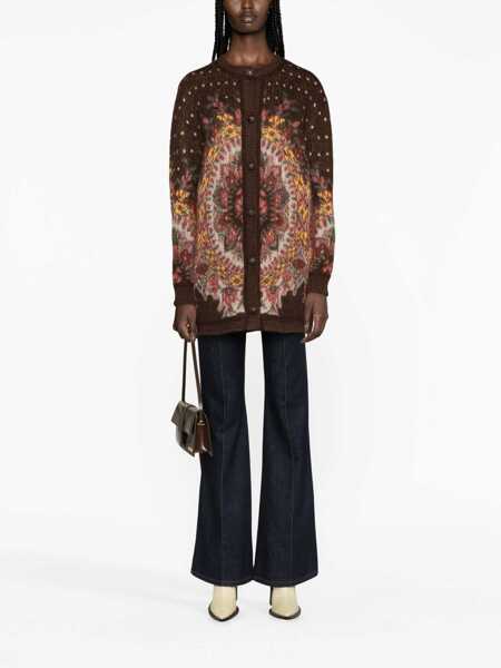Cardigane ETRO Cardigan With Logo BROWN Femei (BM 10720420) 2