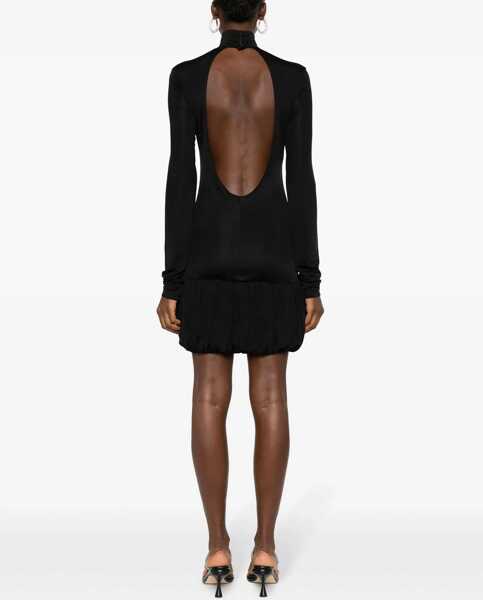 Rochii elegante MOSCHINO JEANS Mini Dress BLACK Femei (BM 10721746) 4