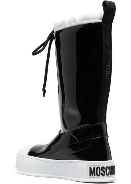 Cizme scurte Moschino Boot With Logo BLACK Femei (BM 10721770) 4