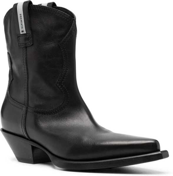 Cizme scurte Premiata Texanese Boot BLACK Femei (BM 10721788) 2