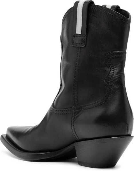 Cizme scurte Premiata Texanese Boot BLACK Femei (BM 10721788) 3