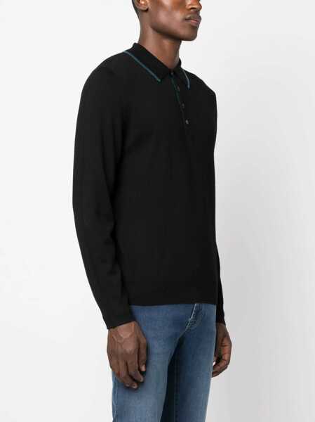 Tricouri Polo Paul Smith Polo With Logo BLACK Barbati (BM 10721950) 3