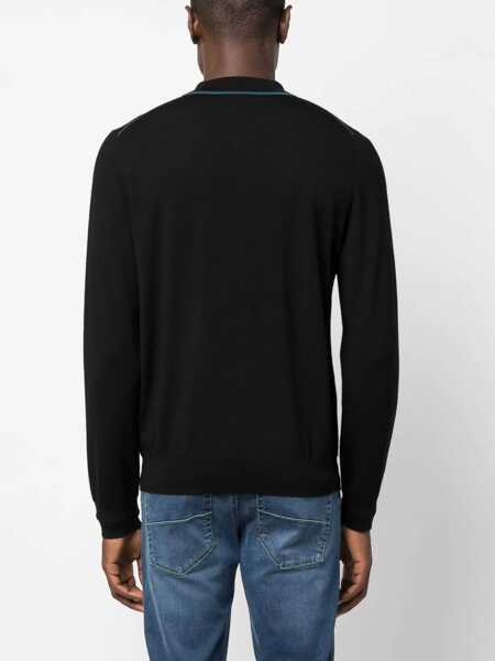 Tricouri Polo Paul Smith Polo With Logo BLACK Barbati (BM 10721950) 4