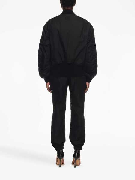 Bomber jacket Off-White Nylon Bomber Jacket BLACK Femei (BM 10722007) 4