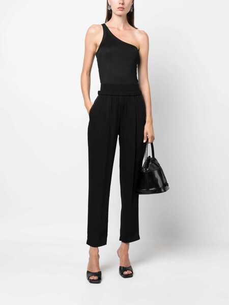 Pantaloni casual Fabiana Filippi Pants With Elastic BLACK Femei (BM 10722034) 2