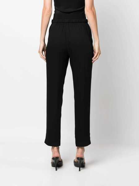 Pantaloni casual Fabiana Filippi Pants With Elastic BLACK Femei (BM 10722034) 4