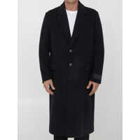 Paltoane Single-Breasted Wool Coat Barbati